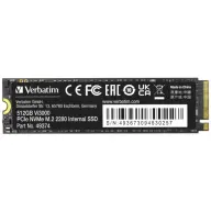 VERBATIM 512GB Vi3000 M.2 PCIe M.2 2280 49374