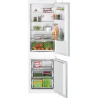 BOSCH KIN86NSE0 Serie 2 Hűtő-fagyasztó kombináció beépíthető alulfagyasztós 177.2 x 54.1 cm E fehér