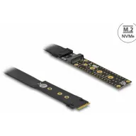 DELOCK Riser kártya M.2 kulcs M Extension NVMe 20 cm hosszú kábellel
