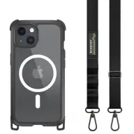 SWITCHEASY Odyssey M + stražnja maska s remenom za iPhone 15/14/13 prozirna