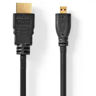 NEDIS HDMI Micro HDMI adaptor Negru 1.5m CVGL34700BK15