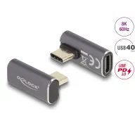 DELOCK USB 4.0 Type C Toldó Antracit 3cm 60048
