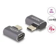 DELOCK USB 4.0 Type C Toldó Antracit 3cm 60047