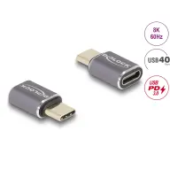 DELOCK USB 4.0 Type C Toldó Antracit 2cm 60046
