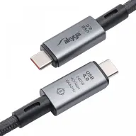 AKYGA USB 4.0 Type C Összekötő Szürke 1m AK-USB-45