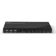 LINDY 4 Port HDMI 4K60 USB 2.0 and Audio KVM Switch