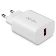 LINDY USB Type A Charger 18W white