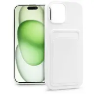 HAFFNER Card Case silikonski zadnji ovitek za iPhone 15 Plus bel