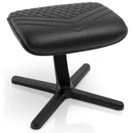 NOBLECHAIRS Footrest2 szék kiegészítő lábtartó valódi bőr fekete