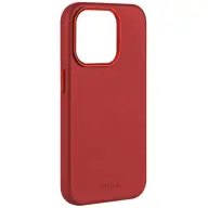 FIXED MagLeather MagSafe zadnji etui iPhone 15 Pro Max rdeča