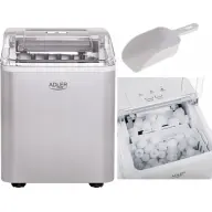 ADLER AD 8086 Jégkocka készítő 100 W 1.5 l ezüst