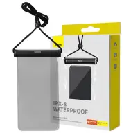 BASEUS Cylindrical Slide Lock waterproof case transparent-black