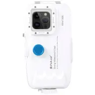 PULUZ Vízálló tok iPhone 14 Plus/Pro Max/13 Pro Max/12 Pro Max/11 Pro Max fehér
