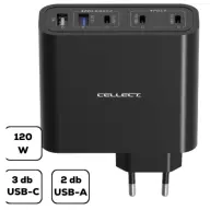 CELLECT Hálózati töltő adapter gyorstöltő funkcióval 120W