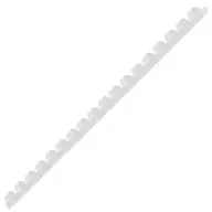 DELI DEL03848/10 plastic binding comb 16mm white 10 pcs