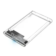 LOGILINK UA0409 2.5" outer HDD house USB 3.0csavarmentes transparent