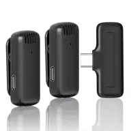ULANZI J12 Wireless Lavalier Microphone System USB-C fekete