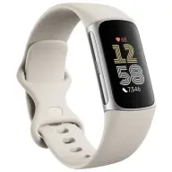 FITBIT Charge 6 porcelánfehér-ezüst alumínium