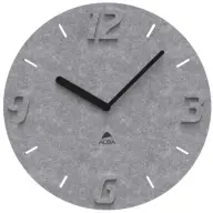 ALBA Zidni sat Horpet 30 cm tamno siva