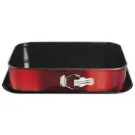 BERLINGER HAUS BH/1545A Angular cake form 39x27 cm red