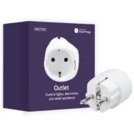 AEOTEC F típusú konnektor teljesítménymérővel fehér