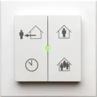 SIBER Wireless 4 gombos vezérlő egység központi hővisszanyerős szellőztetőhöz