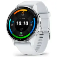 GARMIN Venu 3 homokkő ezüst kerettel szilikon szíjjal