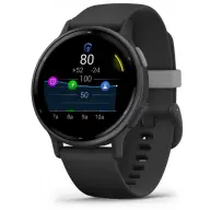 GARMIN Vívoactive 5 fekete szilikon szíjjal