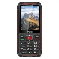 EVOLVEO StrongPhone W4 fekete-piros