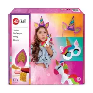 AS CRAFT Unikornis fejdísz figura és köpeny készítő szett
