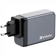 VERBATIM 4-Port GaN Wall Charger 240W grey