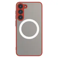 CELLECT Magnetni plastični ovitek Samsung Galaxy S24 Ultra rdeče-črn