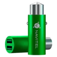 NAVITEL UC323 Autós töltő zöld