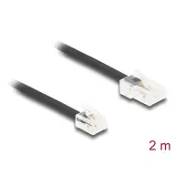 DELOCK RJ-11 RJ-45 Converter Black 2m 88036