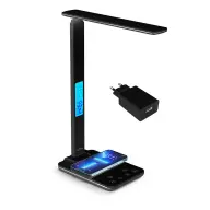 MEDIA-TECH MT222 LEDITOU LED desktop Lampe Induktion Ladegerät schwarz