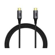 PREMIUMCORD USB 4.0 Type C Összekötő Fekete 1.2m KU4CR12