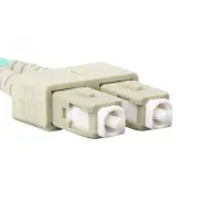 LANBERG Fiber Optic LC/UPC Fiber Optic SC/UPC Adaptor Violet 1m FO-LUSU-MD41-0010-VT