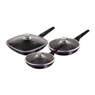 BERLINGER HAUS BH/7107 Purple Eclipse Collection 6 parts pan set
