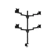 MULTIBRACKETS 7350073735891 M VESA Deskmount Officeline Quad 4 karos monitorállvány fekete