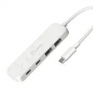 J5CREATE Eco-Friendly USB-C to 4-Port Type-C & Type-A Gen 2 Hub fehér