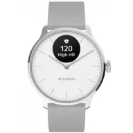 WITHINGS Scanwatch Light 37mm ezüstszínű tok - szürke szíj