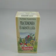 Apotheke tea torokra és mandulára 20x15g 30 g