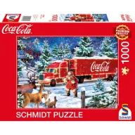 SCHMIDTSPIELE Puzzle játék 1000 darabos Coca Cola karácsonyi kamion