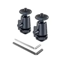 SMALLRIG Mini Ball Head with Removable Cold Shoe Mount (2db)