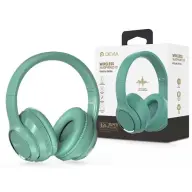 DEVIA Kintone V2 Wireless BT sztereó fejhallgató beépített mikrofonnal zöld
