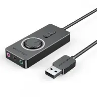 VENTION CDR USB-s külső hangkártya 15cm fekete
