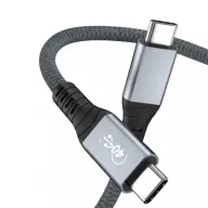 AVAX Thunderbolt 4 Összekötő Szürke 1m CB902