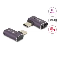 DELOCK USB 4.0 Type C Toldó Antracit 3cm 60287