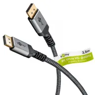 GOOBAY DisplayPort 1.4 veza Crna-Siva 2m 65265