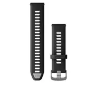 GARMIN Forerunner 265 óraszíj 22mm fekete-szürke (Quick Release)